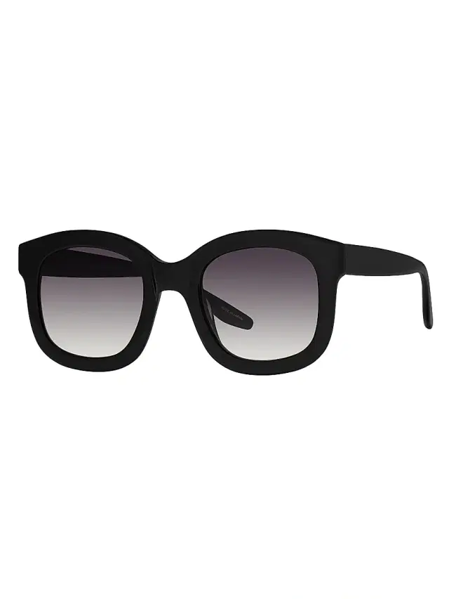 Barton Perreira Women's Quannah 52MM Square Sunglasses - Gradient Grey Black