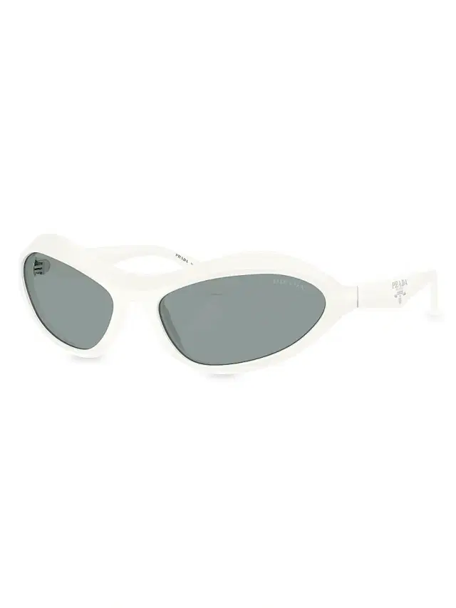 Prada Women's 63MM Wraparound Sunglasses