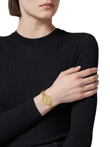 Versace Men's Greca Goddess IP Yellow Gold Stainless Steel Bracelet Watch/28MM - Yellow Gold | Thumbnail 2 Versace Men's Greca Goddess IP Yellow Gold Stainless Steel Bracelet Watch/28MM - Yellow Gold | Thumbnail 2