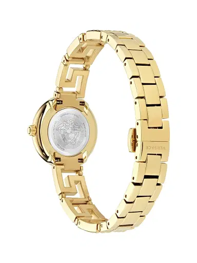 Versace Men's Greca Goddess IP Yellow Gold Stainless Steel Bracelet Watch/28MM - Yellow Gold | Thumbnail 4 Versace Men's Greca Goddess IP Yellow Gold Stainless Steel Bracelet Watch/28MM - Yellow Gold | Thumbnail 4