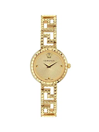 Versace Men's Greca Goddess IP Yellow Gold Stainless Steel Bracelet Watch/28MM - Yellow Gold | Thumbnail 1 Versace Men's Greca Goddess IP Yellow Gold Stainless Steel Bracelet Watch/28MM - Yellow Gold | Thumbnail 1