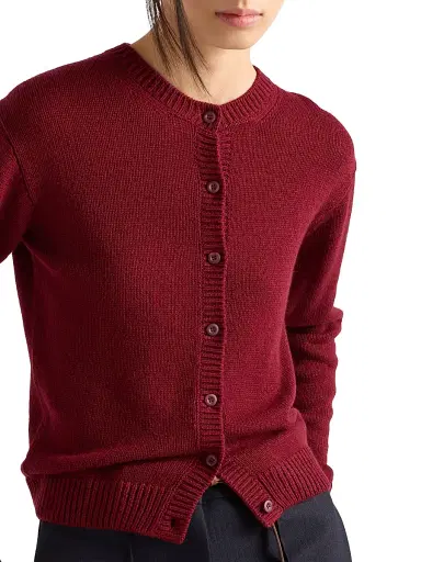 Prada Women's Cashmere Cardigan | Thumbnail 4