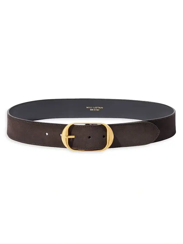 Women's Nili Suede Belt - Brown Women's Nili Suede Belt - Brown