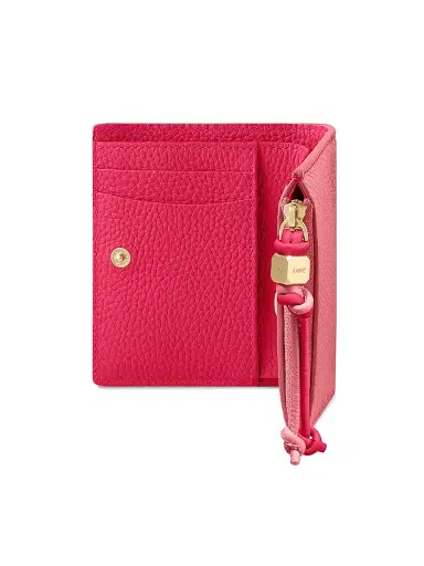 MAISON de SABRÉ Women's Leather Bifold Wallet - Candy Fuchsia | Thumbnail 2