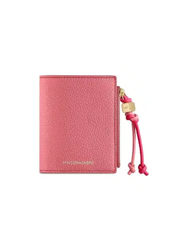 MAISON de SABRÉ Women's Leather Bifold Wallet - Candy Fuchsia | Thumbnail 1