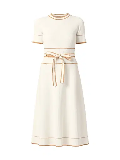 Shoshanna Women's Addison Belted Knit Dress | Thumbnail 1