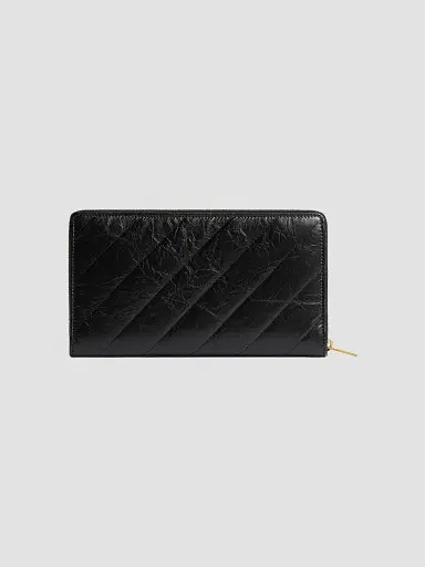 Balenciaga Women's Crush Continental Wallet Quilted | Thumbnail 3 Balenciaga Women's Crush Continental Wallet Quilted | Thumbnail 3