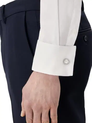 Montblanc Men's 1858 Ocean Stainless Steel Cufflinks - Steel | Thumbnail 1