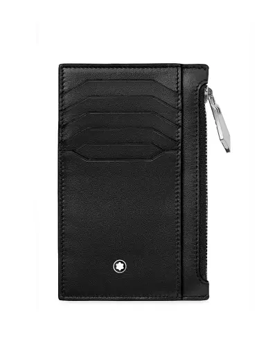 Montblanc Men's Meisterstück Leather Pocket Holder - Black | Thumbnail 1 Montblanc Men's Meisterstück Leather Pocket Holder - Black | Thumbnail 1