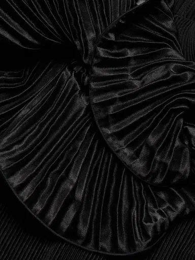 L'Idée Women's Off-The-Shoulder Pleated Minidress | Thumbnail 7