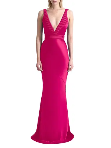 Zhivago Women's Signature Beloved Sleeveless Satin Gown | Thumbnail 3 Zhivago Women's Signature Beloved Sleeveless Satin Gown | Thumbnail 3