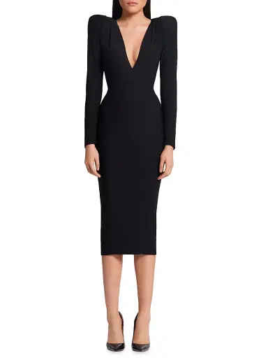 Zhivago Women's Legacy Structured Midi-Dress - Black | Thumbnail 2 Zhivago Women's Legacy Structured Midi-Dress - Black | Thumbnail 2