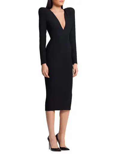 Zhivago Women's Legacy Structured Midi-Dress - Black | Thumbnail 3 Zhivago Women's Legacy Structured Midi-Dress - Black | Thumbnail 3