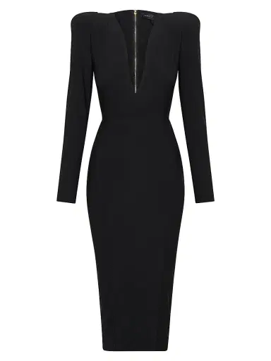 Zhivago Women's Legacy Structured Midi-Dress - Black | Thumbnail 1 Zhivago Women's Legacy Structured Midi-Dress - Black | Thumbnail 1