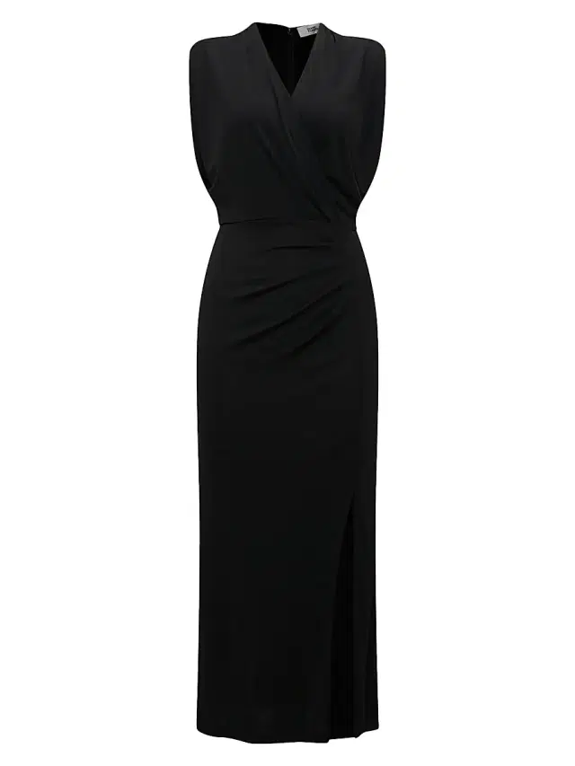 Women's Williams Matte Jersey Midi-Dress - Black