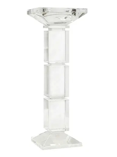 Winward Home Square Crystal Candleholder - Clear | Thumbnail 1