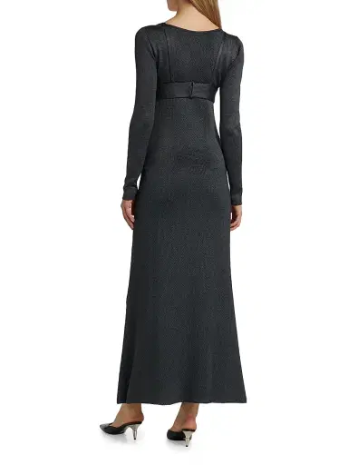 Proenza Schouler Women's Nalani Knit Maxi-Dress - Slate | Thumbnail 5 Proenza Schouler Women's Nalani Knit Maxi-Dress - Slate | Thumbnail 5