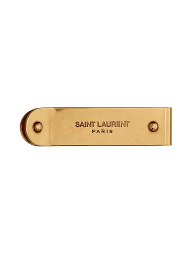 Saint Laurent Logo Money Clip - Light Bronze | Thumbnail 1
