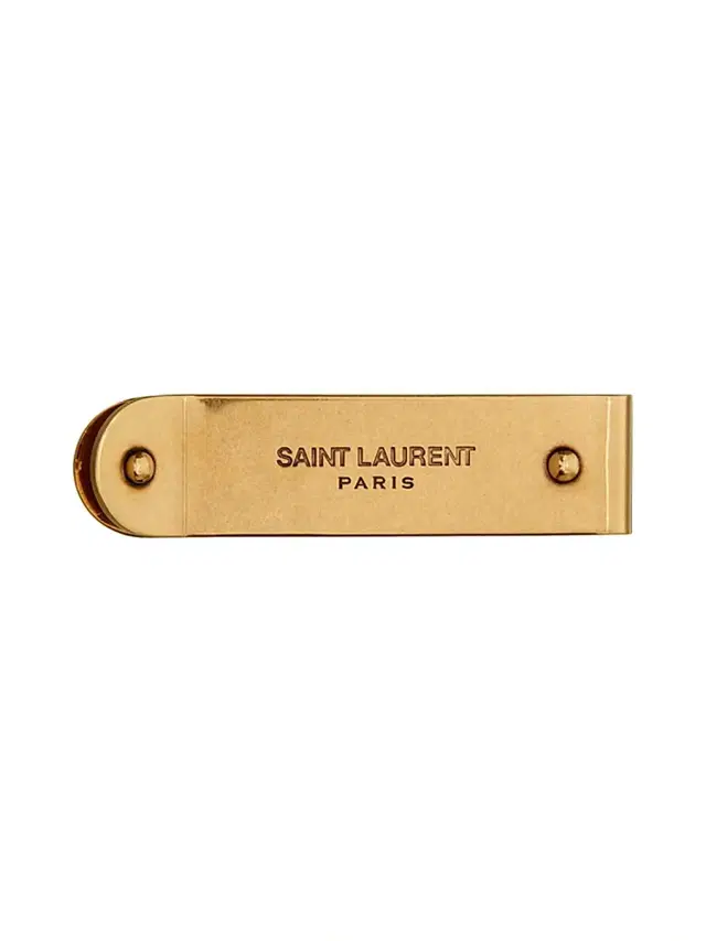 Saint Laurent Logo Money Clip - Light Bronze
