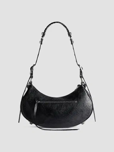 Balenciaga Women's Le Cagole Small Shoulder Bag - Black | Thumbnail 4