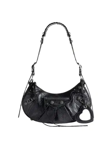 Balenciaga Women's Le Cagole Small Shoulder Bag - Black | Thumbnail 1