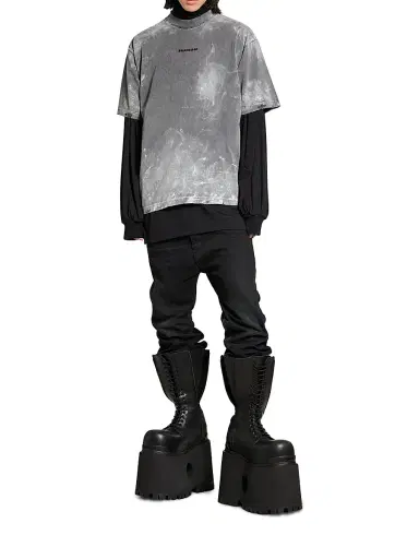 Balenciaga Men's Back T-Shirt Medium Fit | Thumbnail 6