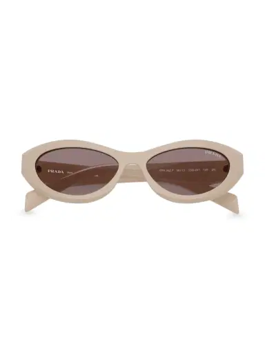 Prada Women's 53MM Geometric Sunglasses - Purple | Thumbnail 4 Prada Women's 53MM Geometric Sunglasses - Purple | Thumbnail 4