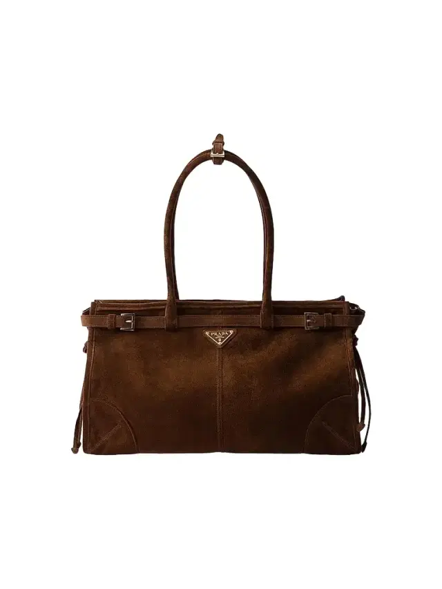Women's Bonnie  Suede Top Handle Bag - Brown