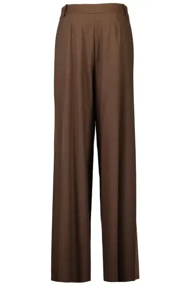 Oscar de la Renta Mixed Pleated Wide-Leg Pants | Thumbnail 7