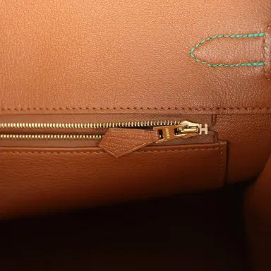 HERMÈS Hermes Special Order (HSS) Birkin 35 Menthe Verso Togo Gold Hardware | Thumbnail 9 HERMÈS Hermes Special Order (HSS) Birkin 35 Menthe Verso Togo Gold Hardware | Thumbnail 9
