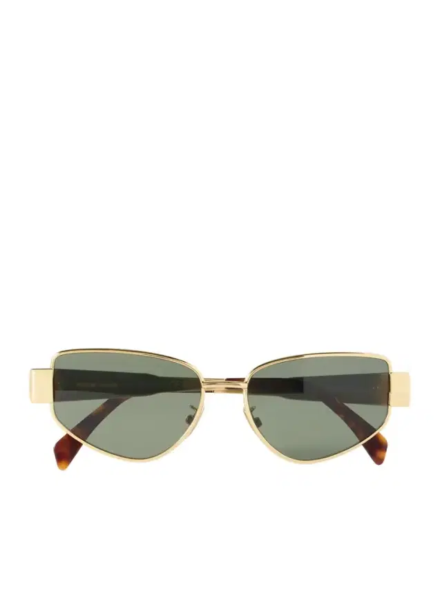 CELINE Eyewear Cat-eye Gold-tone Sunglasses