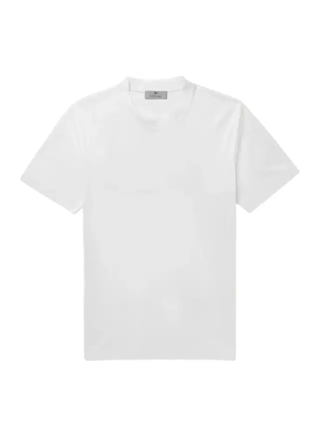 Canali Slim-Fit Mercerised Cotton-Jersey T-Shirt - Men
