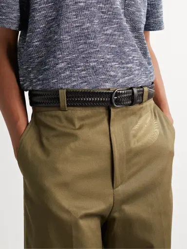 Anderson's 3.5cm Woven Leather Belt - Men | Thumbnail 3 Anderson's 3.5cm Woven Leather Belt - Men | Thumbnail 3