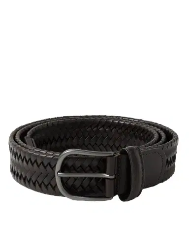 Anderson's 3.5cm Woven Leather Belt - Men | Thumbnail 1 Anderson's 3.5cm Woven Leather Belt - Men | Thumbnail 1