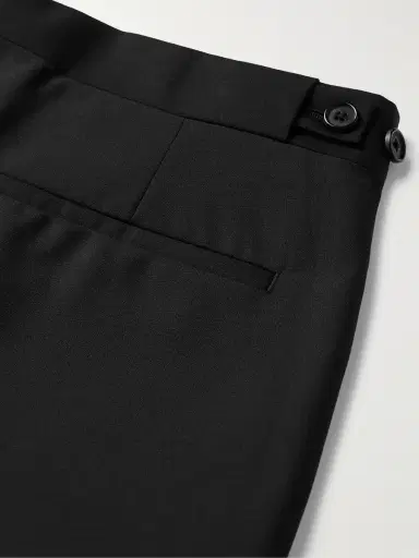 Paul Smith Slim-Fit Satin-Trimmed Wool and Mohair-Blend Tuxedo Trousers - Men | Thumbnail 4 Paul Smith Slim-Fit Satin-Trimmed Wool and Mohair-Blend Tuxedo Trousers - Men | Thumbnail 4