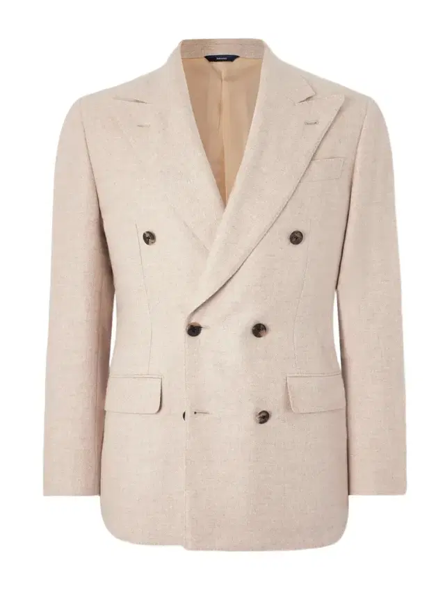 Thom Sweeney Unstructured Double-Breasted Cashmere Blazer - Men