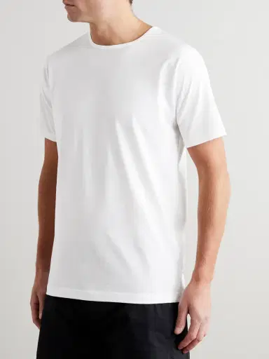 Sunspel Superfine Cotton Underwear T-Shirt - Men | Thumbnail 2 Sunspel Superfine Cotton Underwear T-Shirt - Men | Thumbnail 2