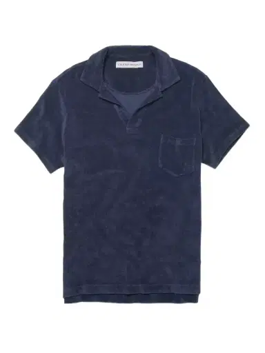 Orlebar Brown Slim-Fit Camp-Collar Cotton-Terry Polo Shirt - Men | Thumbnail 1 Orlebar Brown Slim-Fit Camp-Collar Cotton-Terry Polo Shirt - Men | Thumbnail 1