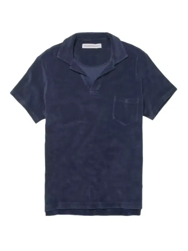 Slim-Fit Camp-Collar Cotton-Terry Polo Shirt - Men