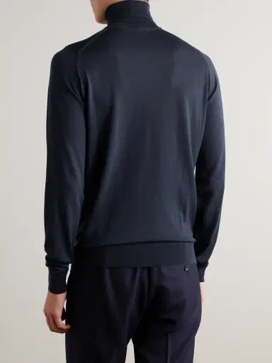 John Smedley Cherwell Merino Wool Rollneck Sweater - Men | Thumbnail 4