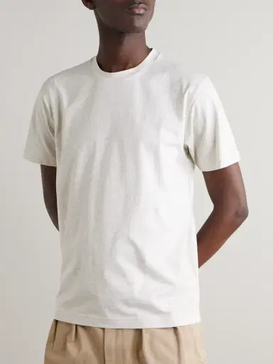 Sunspel Riviera Cotton-Jersey T-Shirt - Men | Thumbnail 3
