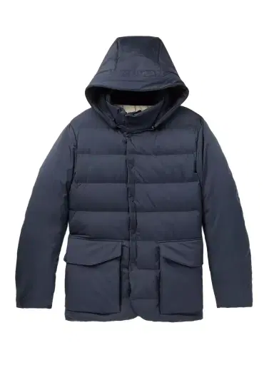 Loro Piana Clearwater Quilted Storm System Shell Hooded Down Jacket - Men | Thumbnail 1