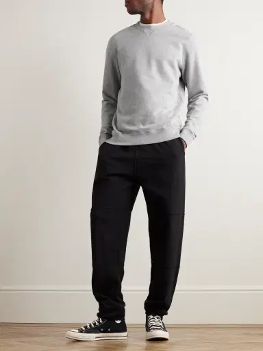 Sunspel Brushed Loopback Cotton-Jersey Sweatshirt - Men | Thumbnail 2