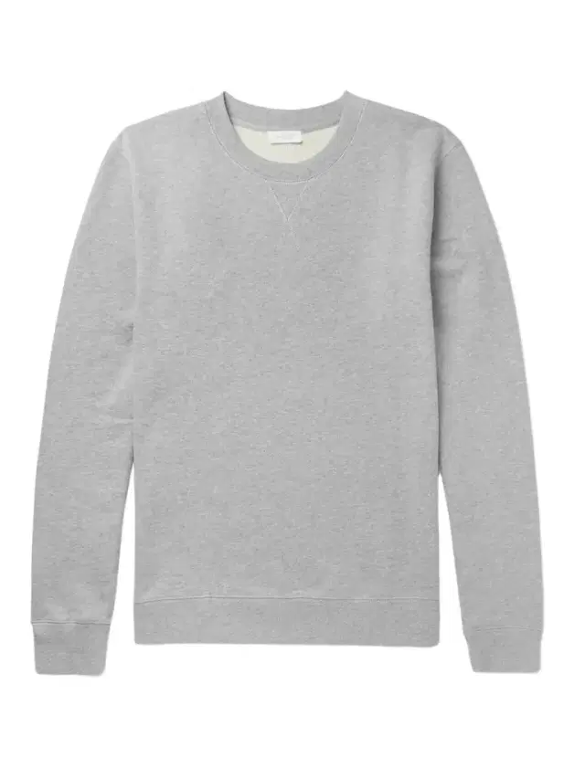 Sunspel Brushed Loopback Cotton-Jersey Sweatshirt - Men