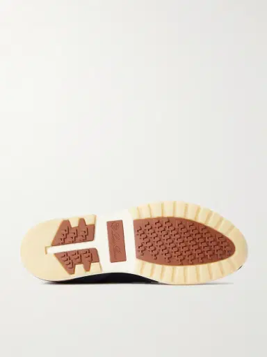 Loro Piana 360 Flexy Walk Leather-Trimmed Knitted Wool Sneakers - Men | Thumbnail 3 Loro Piana 360 Flexy Walk Leather-Trimmed Knitted Wool Sneakers - Men | Thumbnail 3