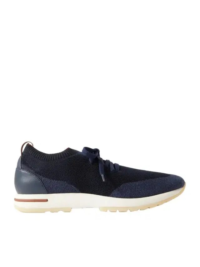 360 Flexy Walk Leather-Trimmed Knitted Wool Sneakers - Men