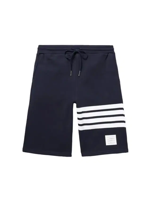 Thom Browne Striped Loopback Cotton-Jersey Shorts - Men