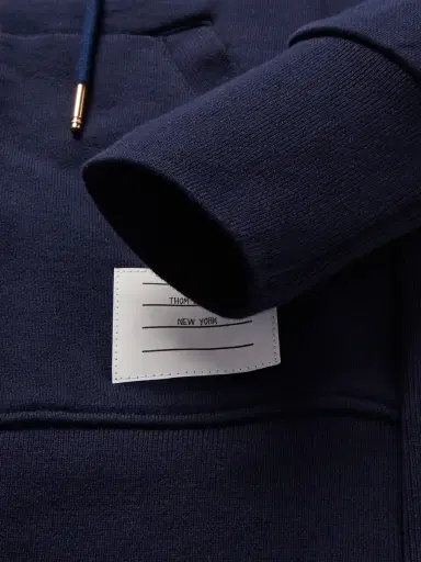 Thom Browne Slim-Fit Striped Loopback Cotton-Jersey Zip-Up Hoodie - Men | Thumbnail 5