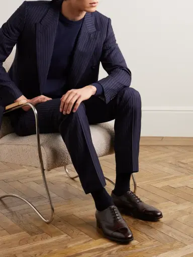 John Lobb City II Burnished-Leather Oxford Shoes - Men | Thumbnail 2 John Lobb City II Burnished-Leather Oxford Shoes - Men | Thumbnail 2