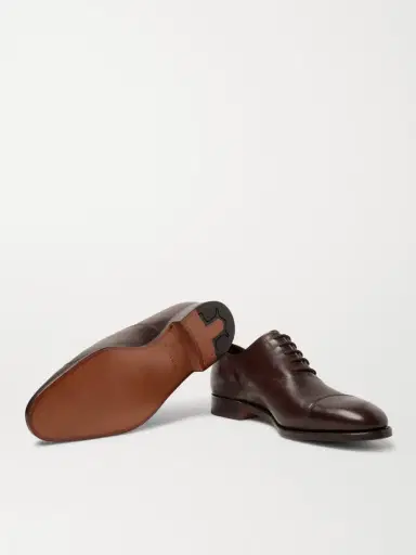 John Lobb City II Burnished-Leather Oxford Shoes - Men | Thumbnail 6 John Lobb City II Burnished-Leather Oxford Shoes - Men | Thumbnail 6